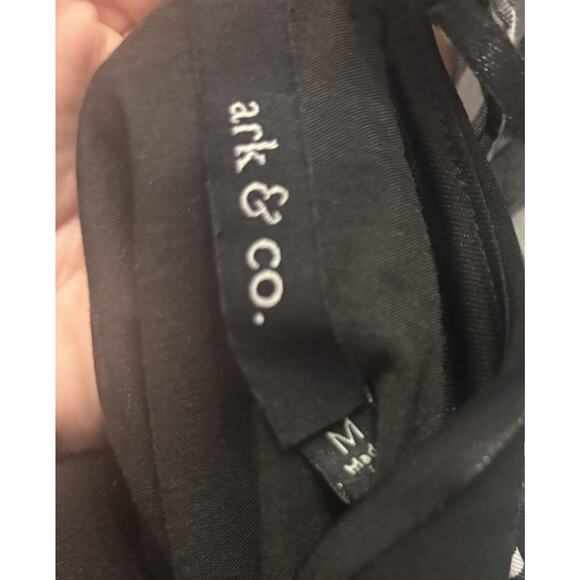 Ark & Co Women’s Dress Sz Med Babydoll Dress Fit flare Bow Stripped - Picture 13 of 13